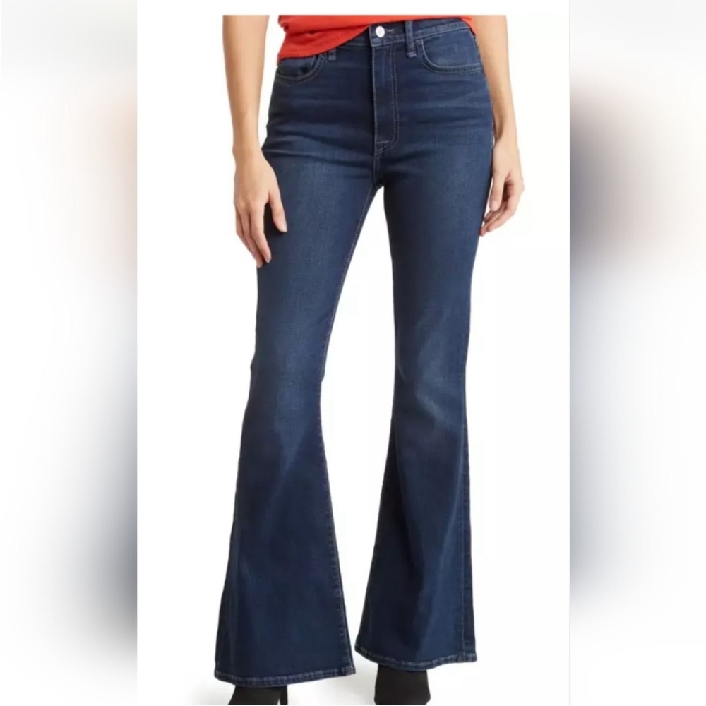 Hudson Jeans Heidi High rise flare blue size 26